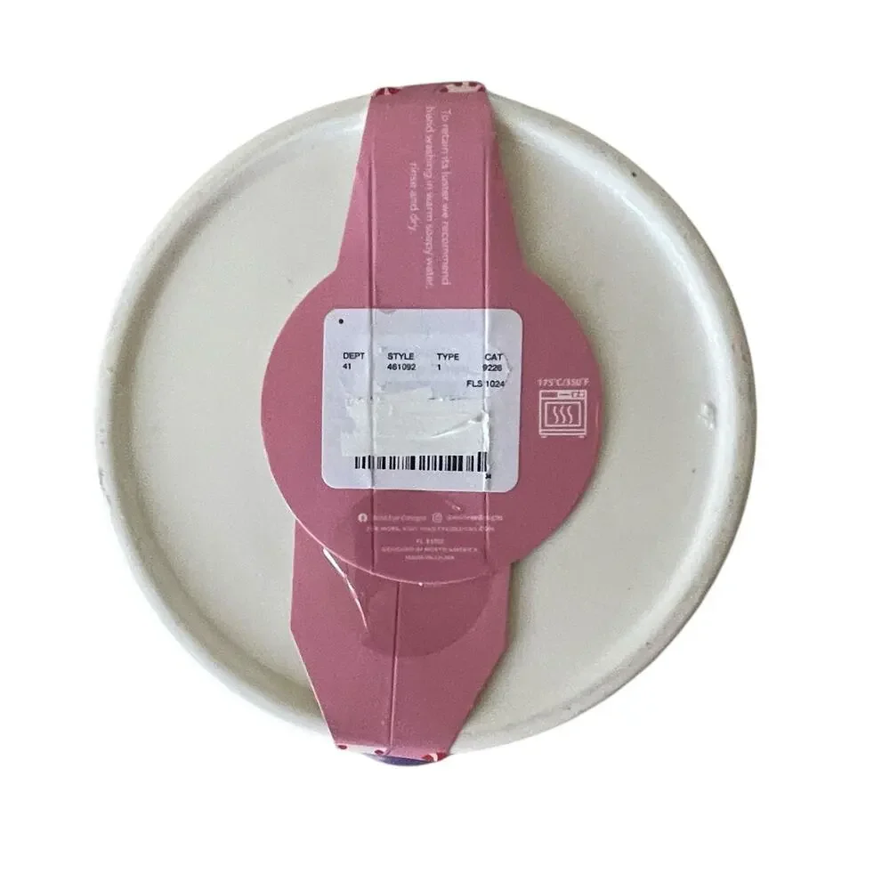 Pink Gingerbread House Brie Cheese Baker with Lid Bakeshop Christmas 2024 New